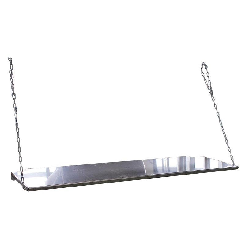Stainless steel shelf for stall