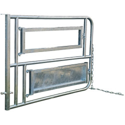 Double gate stall panel