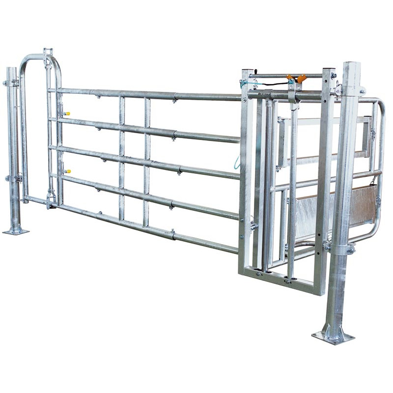 Complete tube unit (length 2.7/4 m) with caesarean stall and 5-rail blocking panel