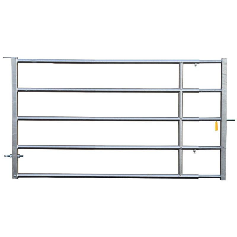 2/3 m extendable Ø 42.4 mm field gates with one latch