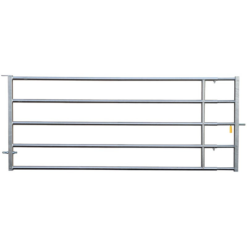 3/4 m extendable Ø 42.4 mm field gates with one latch