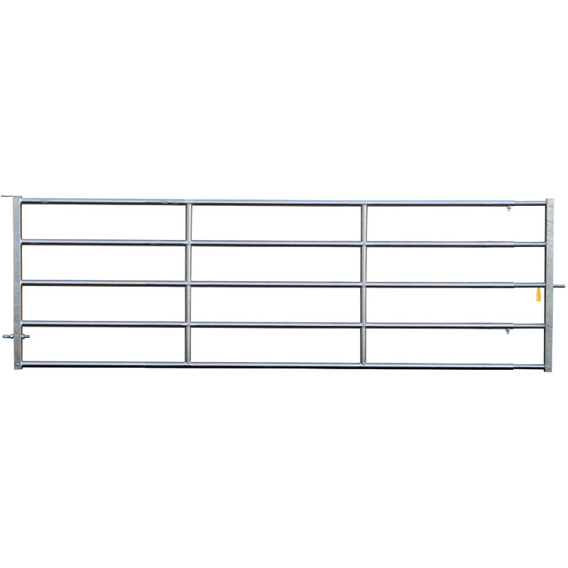 4/ m extendable Ø 42.4 mm field gates with one latch