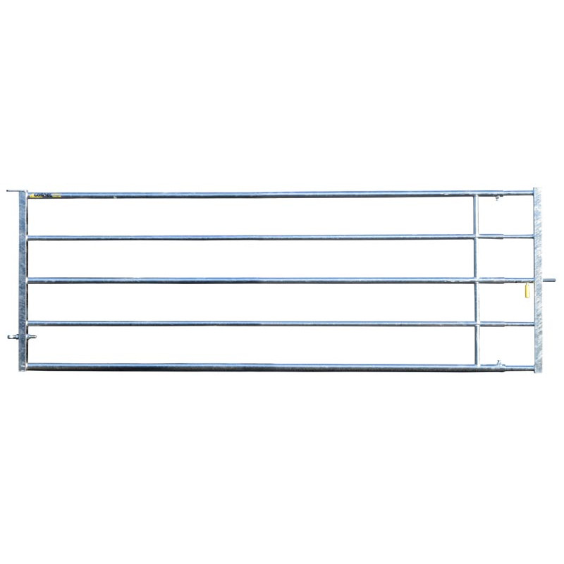 3/4 m extendable Ø 42.4/35 mm field gates with one latch