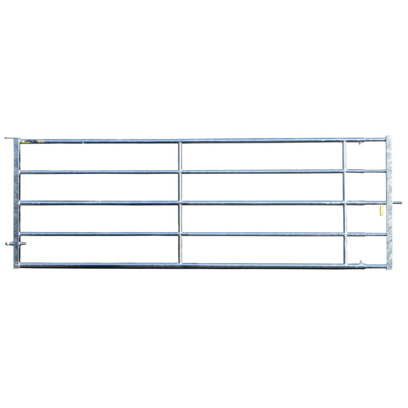 4/5 m extendable Ø 42.4/35 mm field gates with one latch