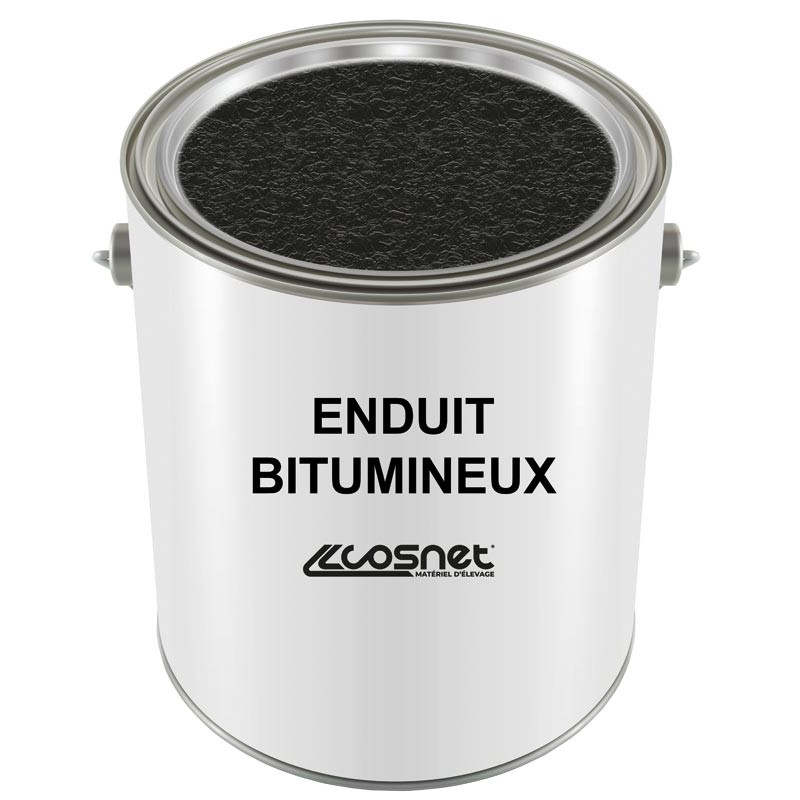 Bituminous coating for posts
