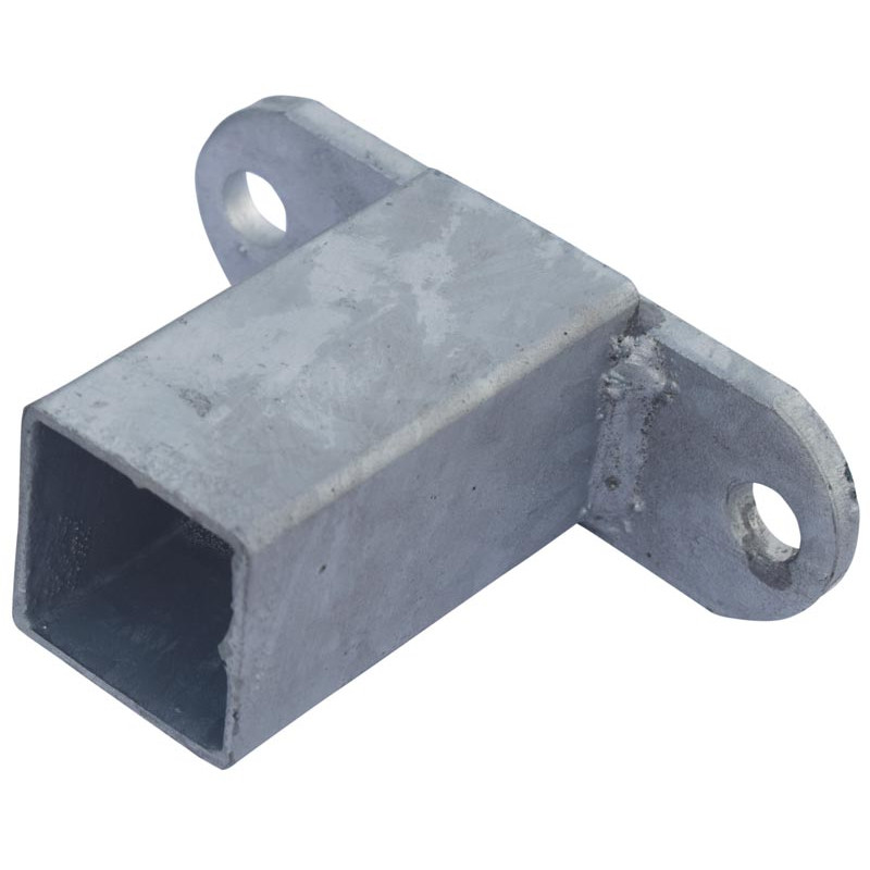 "T"-shaped fastening end for 60 x 60 mm posts