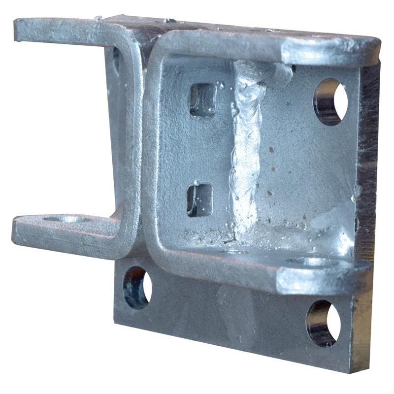 Intermediate mounting plate for advance stop strap