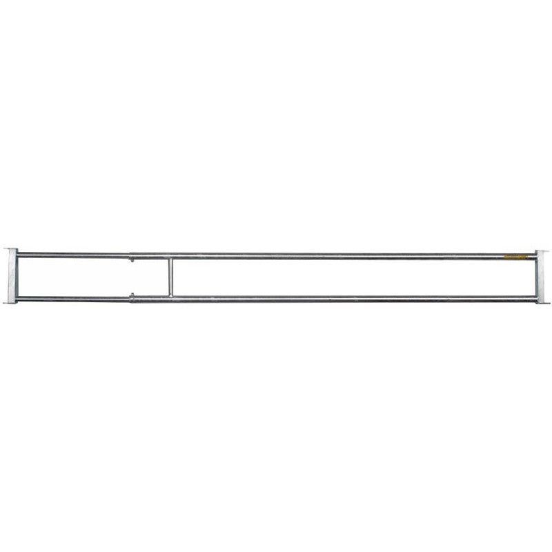Extendable 2-rail feed panel - 3/4 m