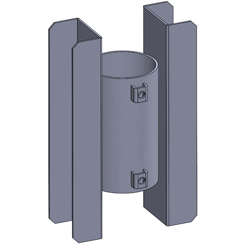 Face-to-face 2-way bracket for joist support