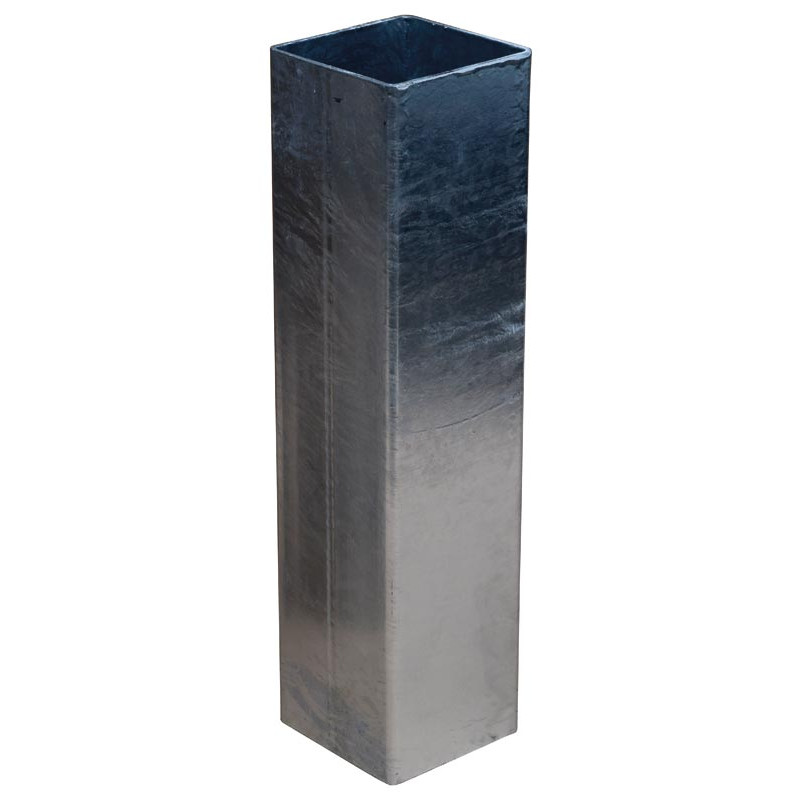 Square steel sleeve for 90 x 90 mm square post