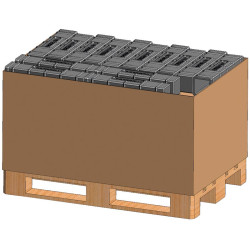 Square PE sleeve for 90 x 90 mm square post Square PE sleeve for 90 x 90 mm square post