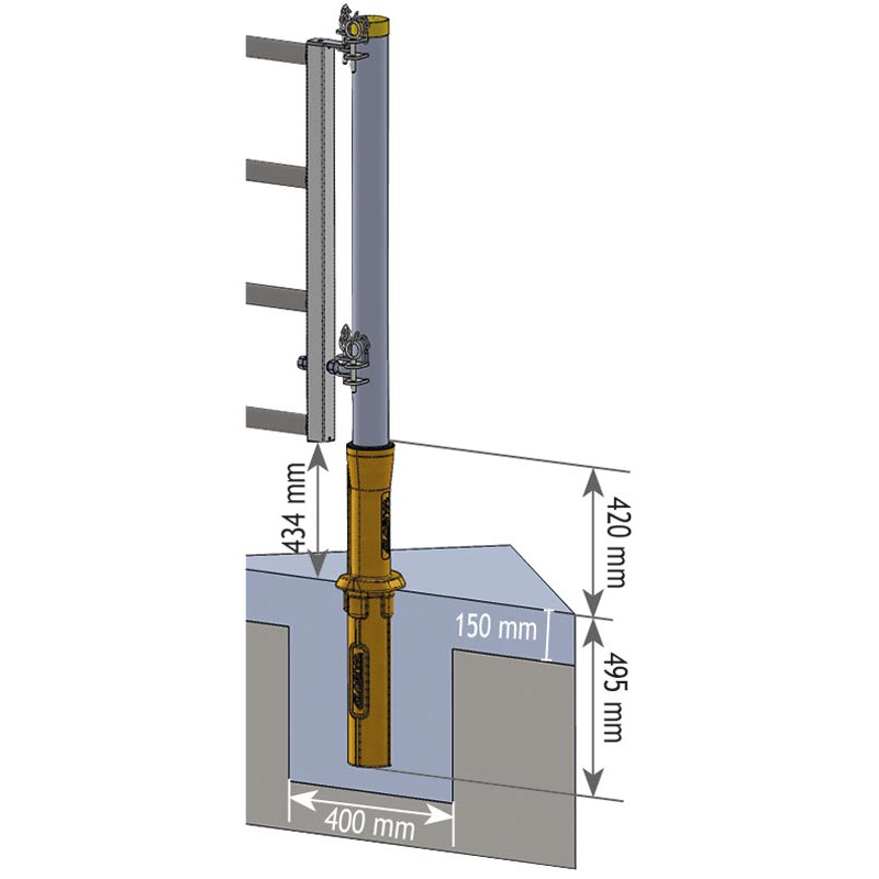"ISOPROTEC" PE cover for Ø 102 mm posts  "ISOPROTEC" PE cover for Ø 102 mm posts