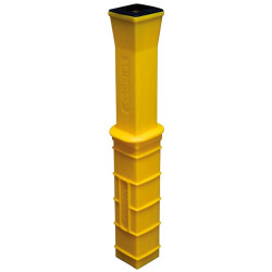 "ISOPROTEC" PE cover for ⧄ 90 x 90 mm posts