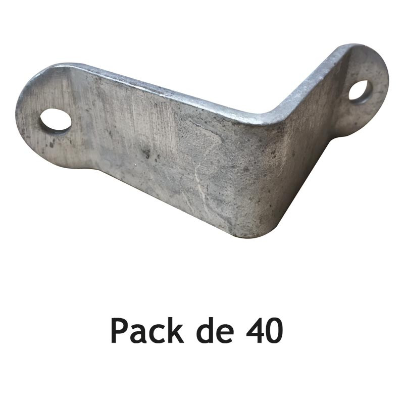 90 x 90 mm bared 1/2 square bracket - Pack of 40