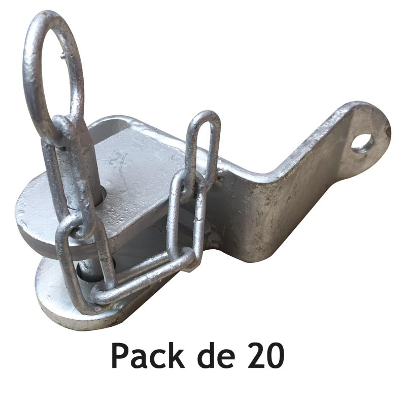 90 x 90 mm 1-way 1/2 square bracket - Pack of 20