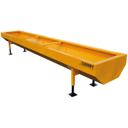 Standard 5 x 0.80 m painted feed trough