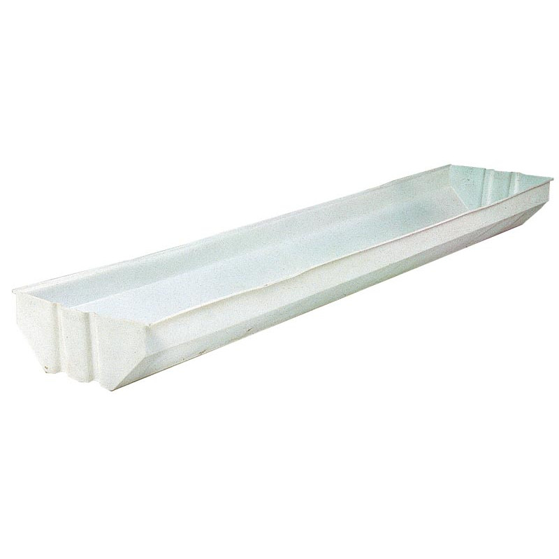 Feed pan for reinforced or standard metal trough