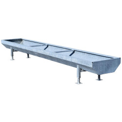 ECO 5 x 0.78 m galvanised feed trough