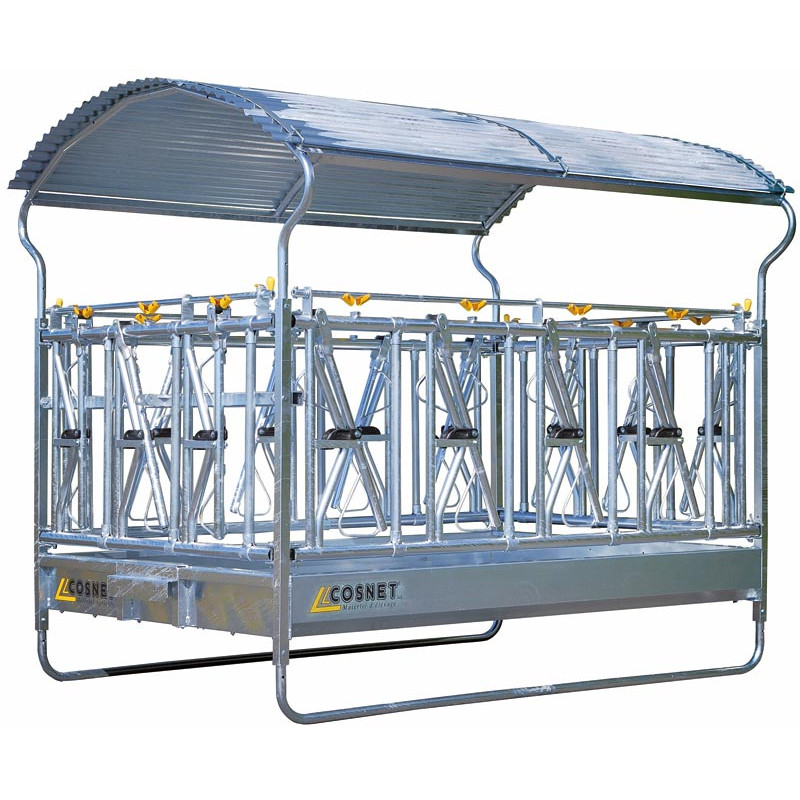 RDTC II double self-locking yoke hay rack