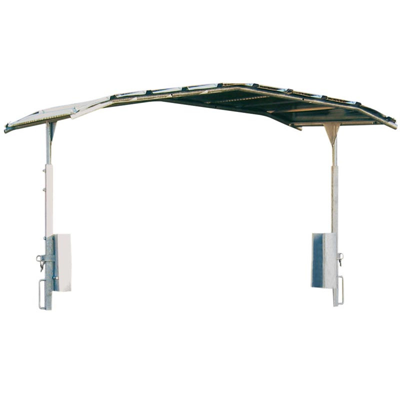 Roof for round RC hay rack