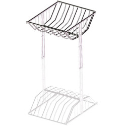 Hay rack with bars & chain