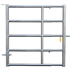 1.10/2 m extendable Ø 42.4 mm field gates with one latch