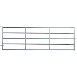 4/ m extendable Ø 42.4 mm field gates with one latch