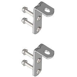 Fastening plate for panel