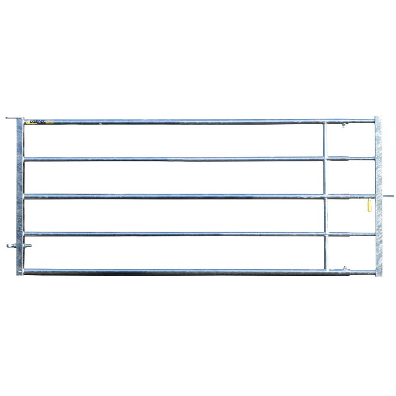 2/3 m extendable Ø 42.4/35 mm field gates with one latch