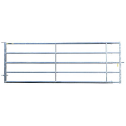 4/5 m extendable Ø 42.4/35 mm field gates with one latch
