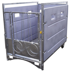 HYGIENE PRO - HDPE wheeled calf box - Model Single