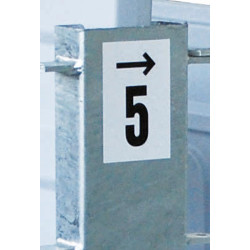 Numbered stickers