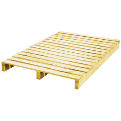 Oak floor for metal calf pens