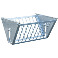 Double hay rack for calf pens