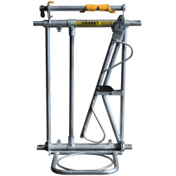 1 place/0.75 m JUNIOR COMFORT SR calf headlock panel with bucket holder