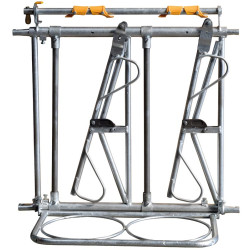 2 places/1 m JUNIOR COMFORT SR calf headlock panel with bucket holder