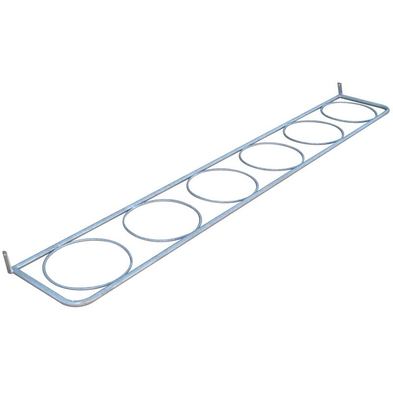 6 buckets/3 m Metal bucket holder 6 buckets/3 m Metal bucket holder