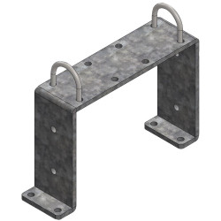 Floor fastening support for cubicle dividers