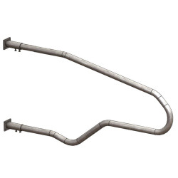 EUROPE cubicle divider for adult cows L. 1950 x h. 840 mm