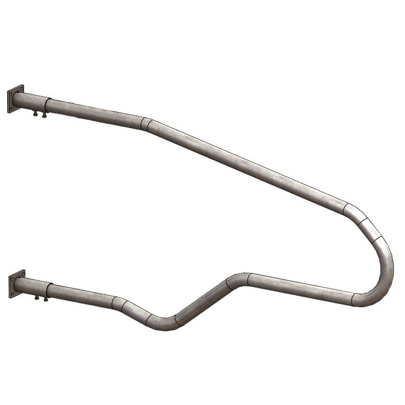 EUROPE cubicle divider for adult cows L. 1950 x h. 840 mm