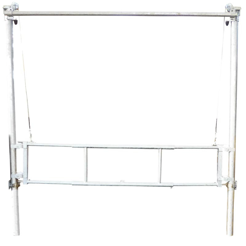 3.40/4.50 m lifting partition barrier for cubicle corridor