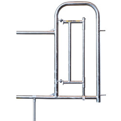 Opening-end with gate for humans for Comfort headlock panel