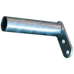 Fastening end "L" on mounting plate 