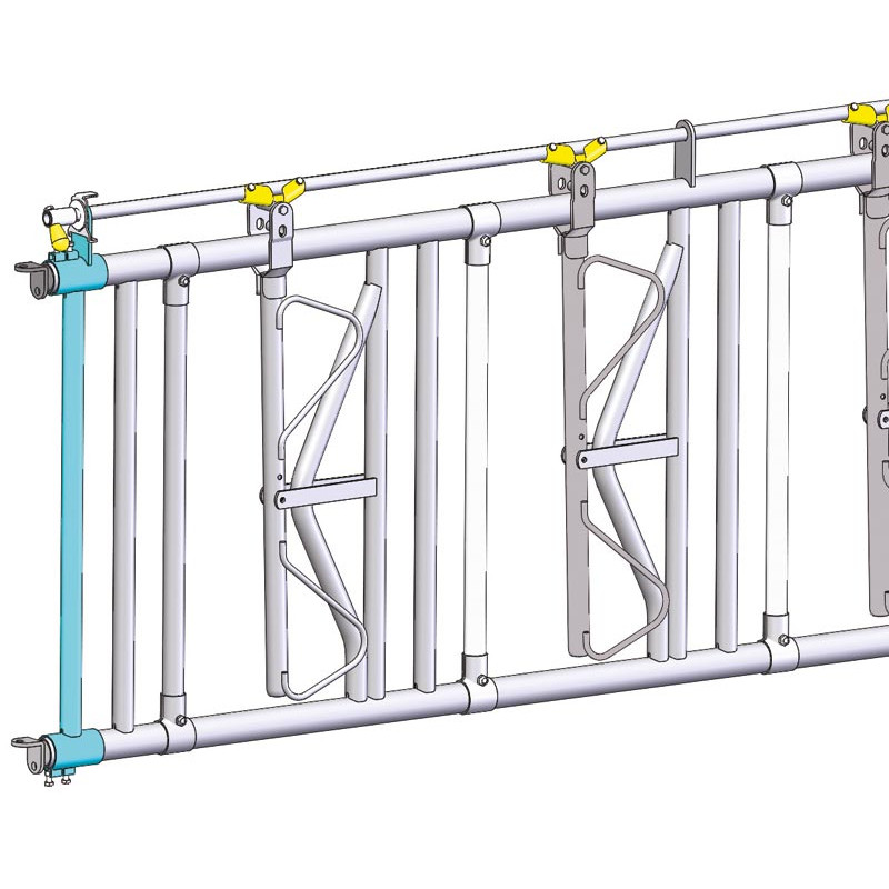 End to adapt headlock panel length