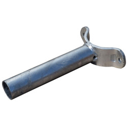 Fastening end with Ø 102 mm 1/2 bracket