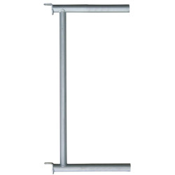 Double extended L-shaped fastening end