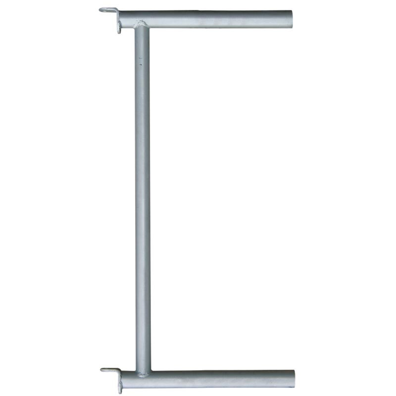 Double extended L-shaped fastening end