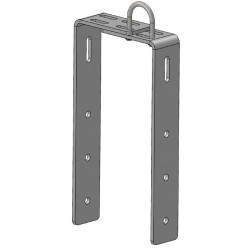 Fastening reinforcement adjustable on low wall for headlock panel