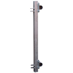 Barrier fastening support for straight-mounted headlock panel