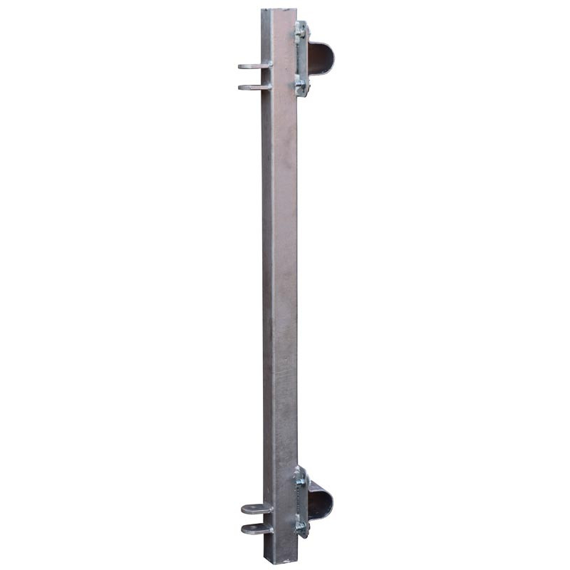 Barrier fastening support for straight-mounted headlock panel